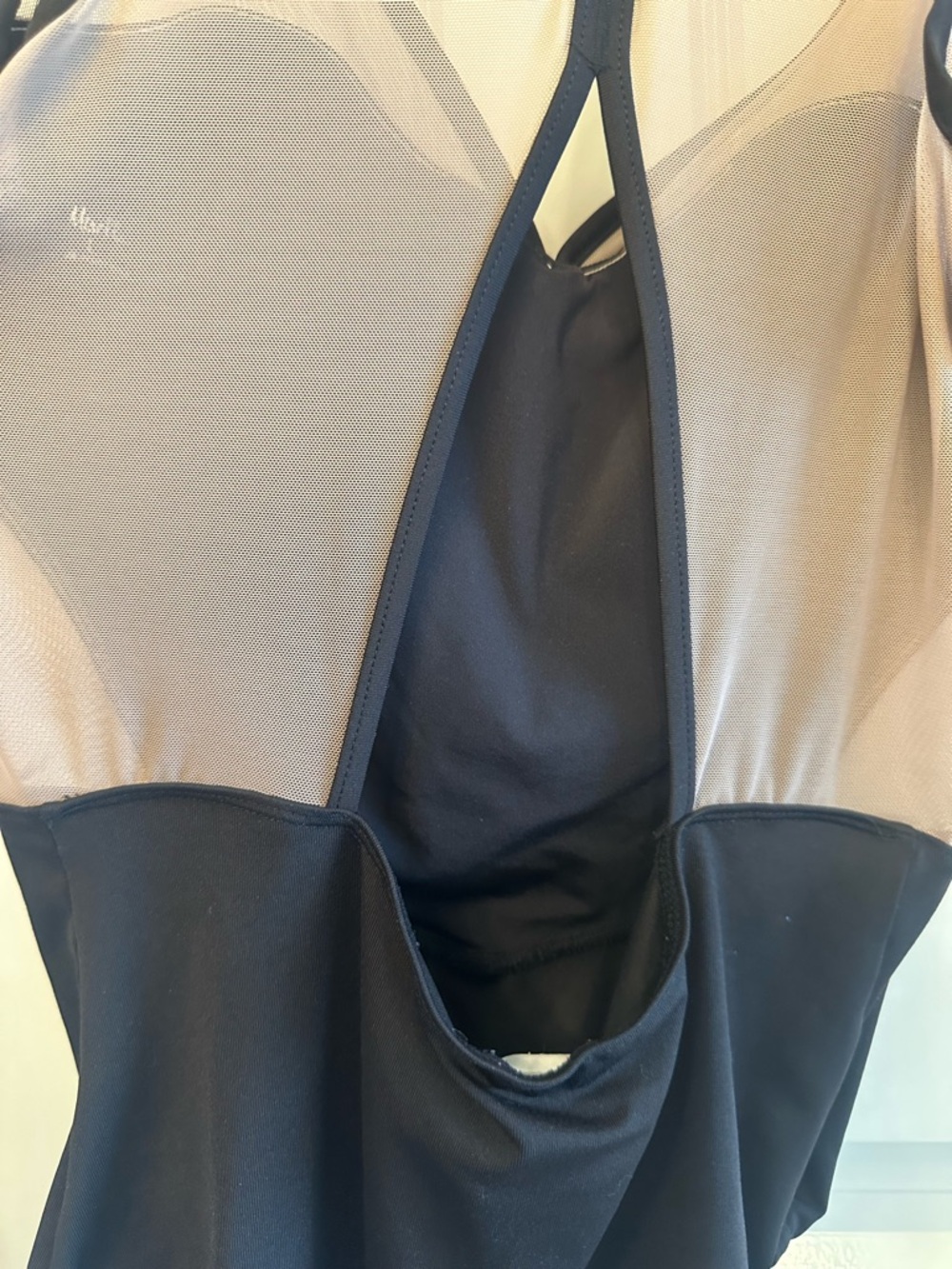 Mirella Black Mesh-Trim ballet leotard - Picture 5 of 6